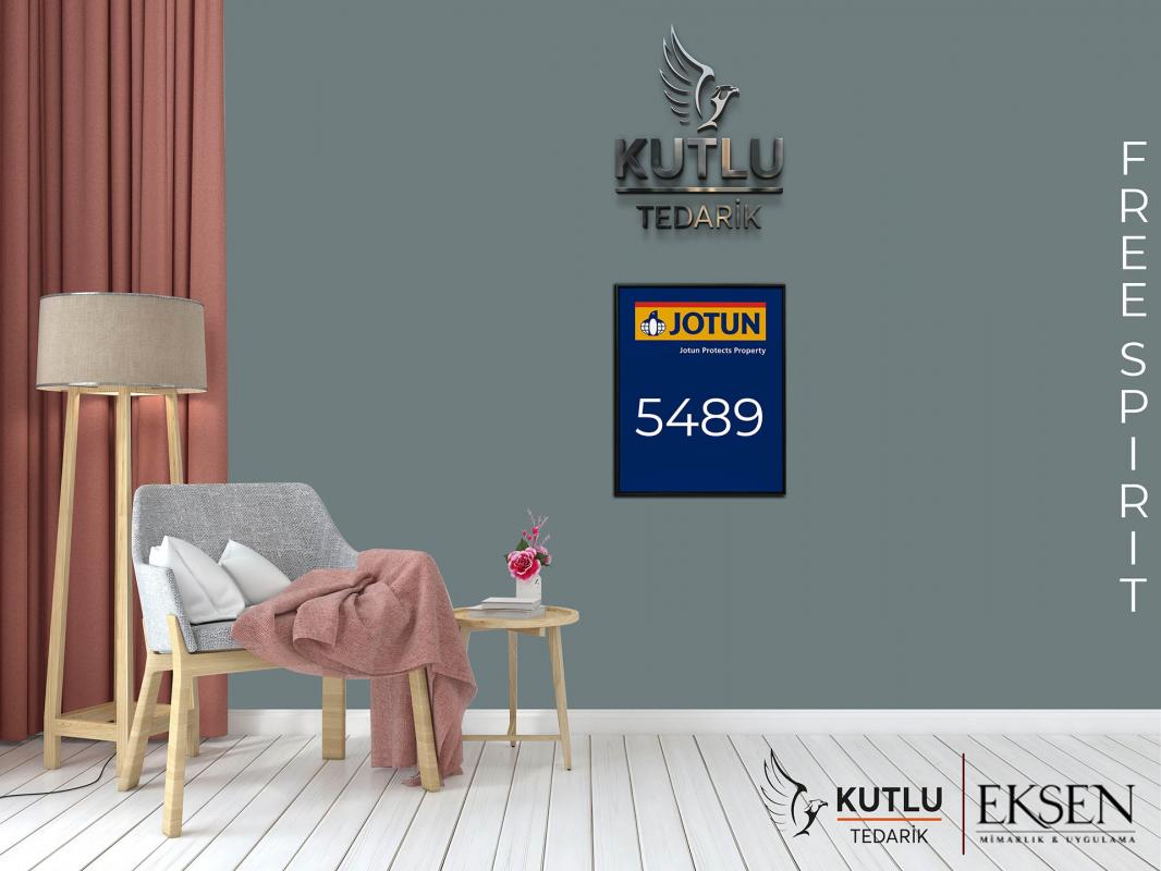 Jotun Fenomastic Güzel Evim Zengin Mat Yeni 1 Lt 5489 Free Spirit Ncs 5412-B36G
