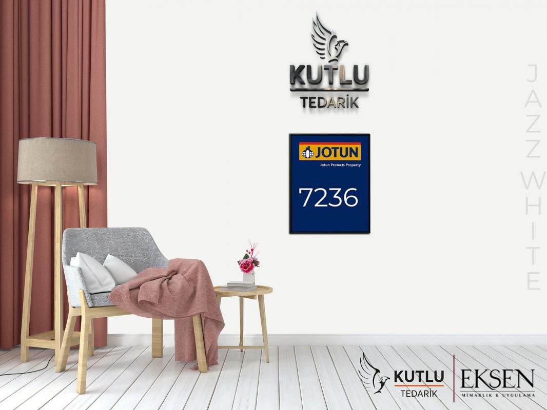 Jotun Fenomastic Mat 2,25 Lt  7236 Jazz White Chi Ncs 0401-G42Y
