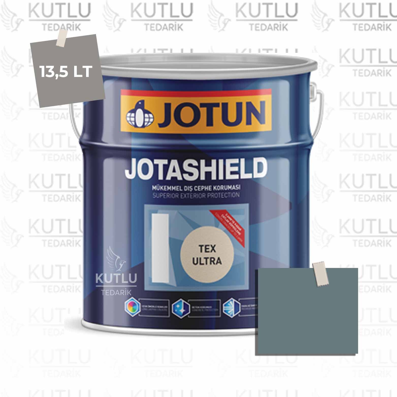 Jotun Jotashield Tex Ultra 13,5 Lt Athenian Blue 6128 Ncs S4010-B50G