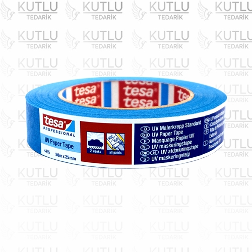 Tesa 4435 Mavi Dış Mekan Maskeleme Bandı 50m x 25mm